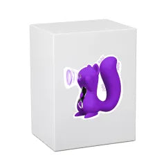 10 Speeds Purple Color Silicone Squirrel Clitoral Sucking Massager
