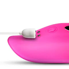 9 Speeds Pink Color Silicone Wearable Panty Vibrator with Wireless Remote Control