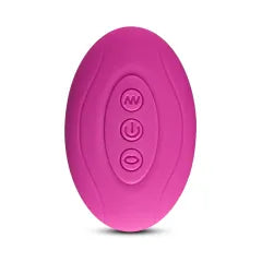 10 Speeds Pink Remote Control Rechargeable Clitoral and Couple Vibrator with Sucking Function