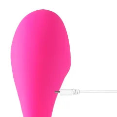 Pink Vibrating Egg with 9-Speed App-Controlled, Medical Grade Silicone, Waterproof, Plug-In Rechargeable