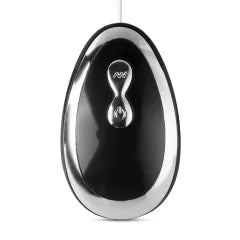 Black Color 20 Speeds Silicone Vibrating Egg