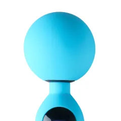 9-Speed Rechargeable Silicone Magic Wand Massager with Heating & Vibrating Functions