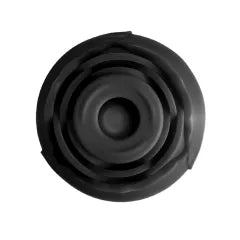 Black Color 7-Function Silicone Clitoral Rose Sex Toy with Vibrating Tongue