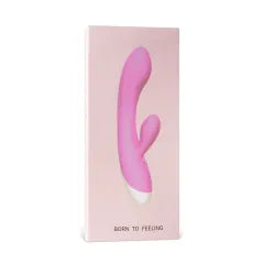7.49'' Pink 12-Speed Rechargeable Vibrating Silicone Vibrator