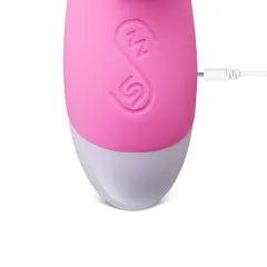 7.49'' Pink 12-Speed Rechargeable Vibrating Silicone Vibrator