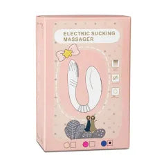 10 Speeds Purple Remote Control Rechargeable Clitoral and Couple Vibrator with Sucking Function