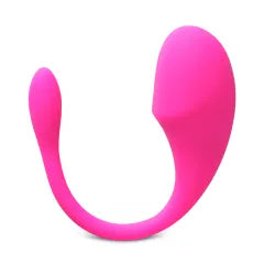Pink Vibrating Egg with 9-Speed App-Controlled, Medical Grade Silicone, Waterproof, Plug-In Rechargeable
