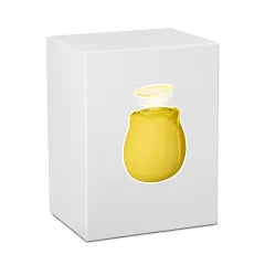 10-Function Yellow Color Silicone Clitoral Sucking Rose Vibrator