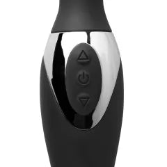 10-Speed Black Color Silicone Double Ended Wand Massager