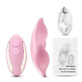 7 Speeds Pink Color Remote Control Silicone Wearable Panty Vibrator