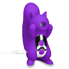 10 Speeds Purple Color Silicone Squirrel Clitoral Sucking Massage