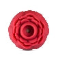 10-Speed Red Color Silicone Rose Sucking Vibrator with Vibrating Egg