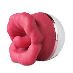 Red Color Big Mouth Stimulator with Licking Tongue