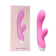 7.49'' Pink 12-Speed Rechargeable Vibrating Silicone Vibrator